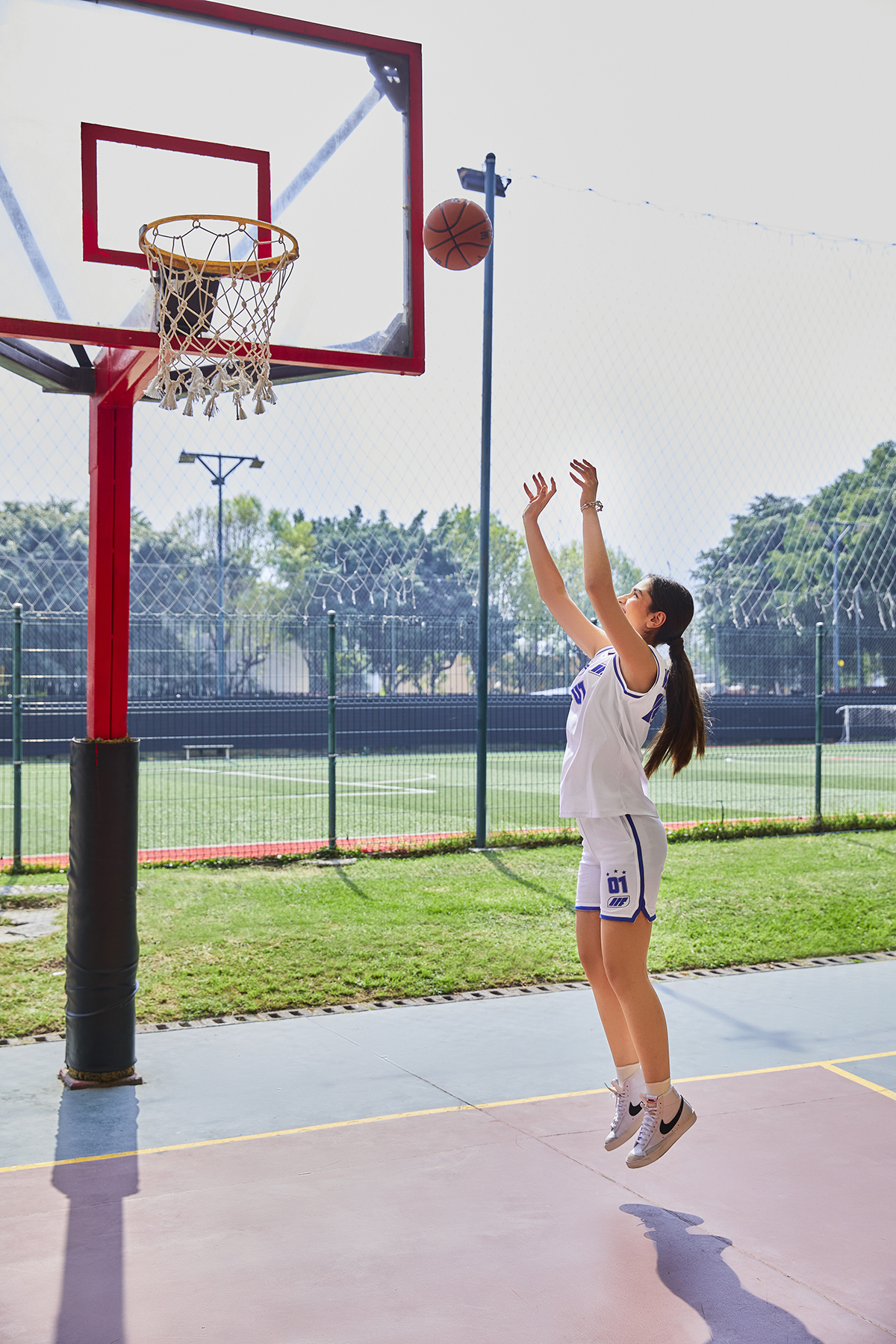 Cancha de básquetbol en Club Atlas Chapalita