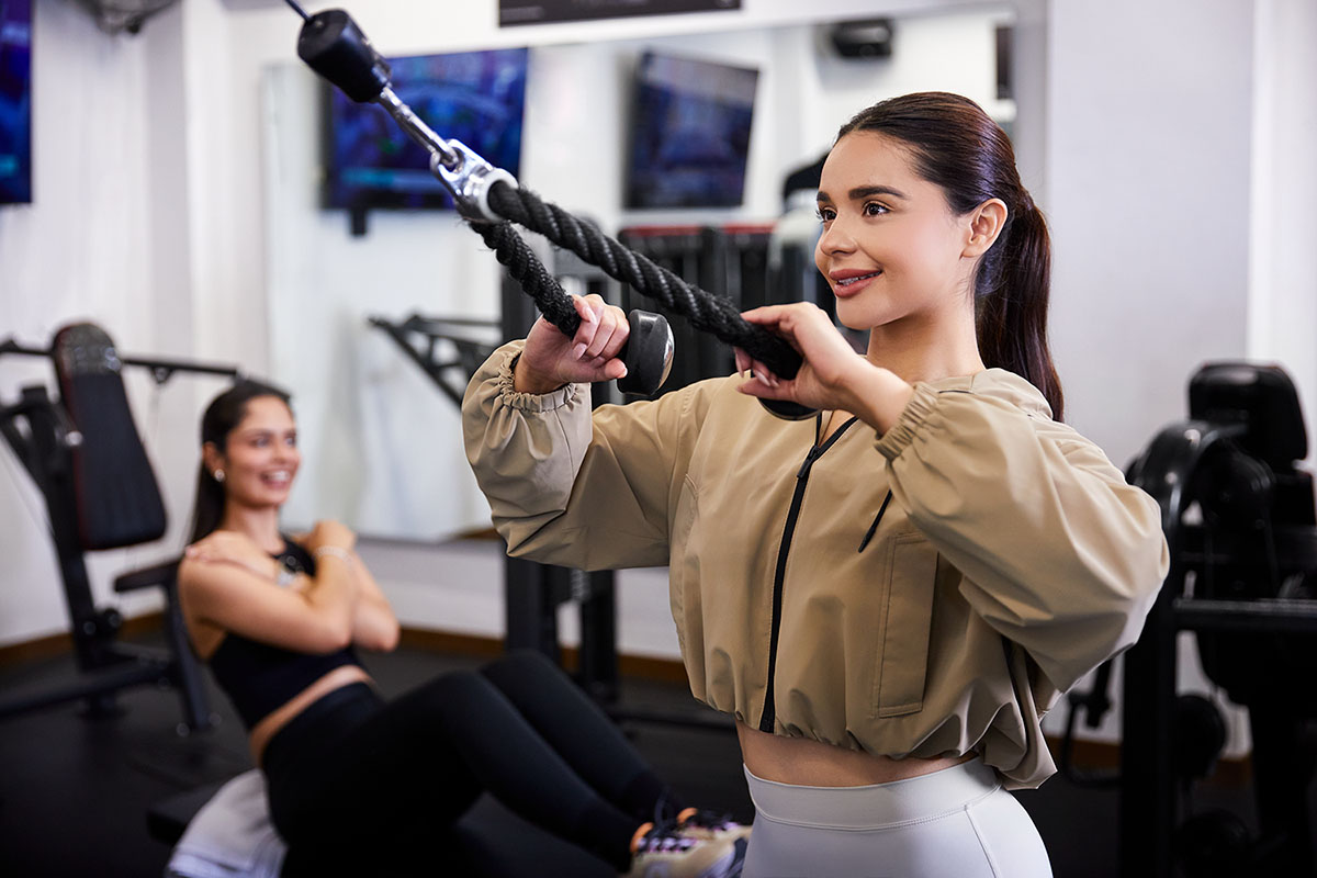 Equipo de gimnasio en Club Atlas Chapalita