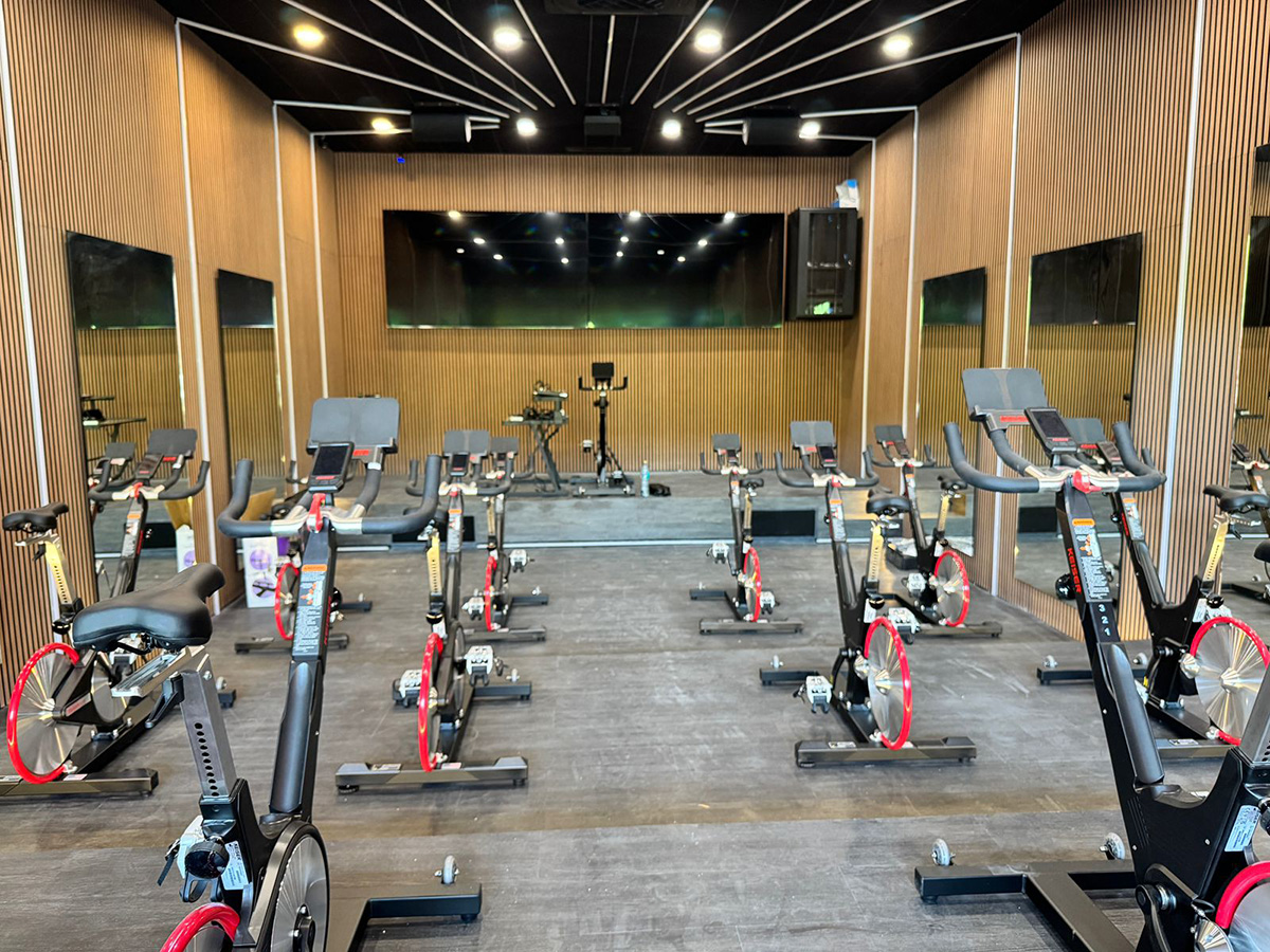 Salón de cycling en Club Atlas Chapalita