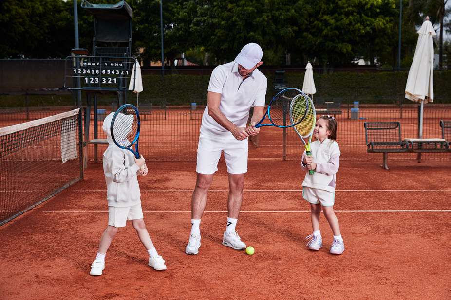 Clase familiar de tenis
